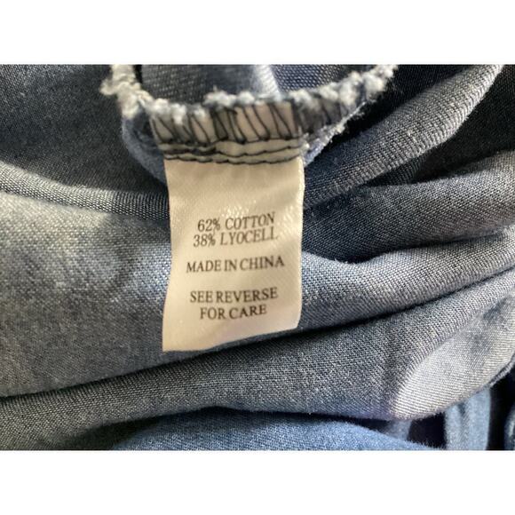 Given Kale Embroidered double tassel boho tops size L - Picture 5 of 6